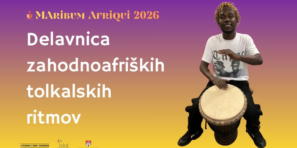 Delavnica zahodnoafriških tolkalskih ritmov | Vodi Seydou Yoni Kouyate